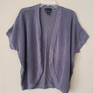 Cynthia Rowley lavendar/purple cardigan shrug